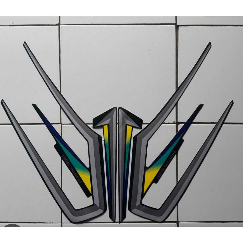 Stiker Striping  RX KING 2001 Standar  Hijau | List Stiker Yamaha Rx King 2001 Hijau