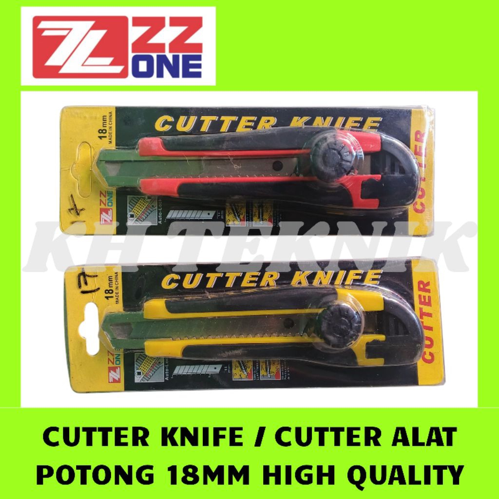 

CUTTER ALAT POTONG SERBAGUNA CUTTER KNIFE 18 MM HEAVY DUTY