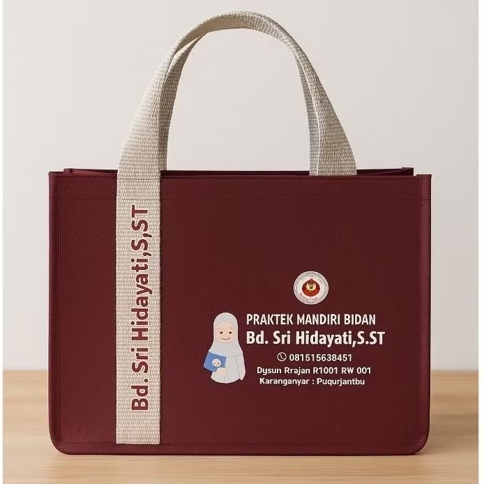 Totebag Bidan/Tas Bidan Mewah/Hampers Persalinan /Tas Bersalin/Hampers Klinik