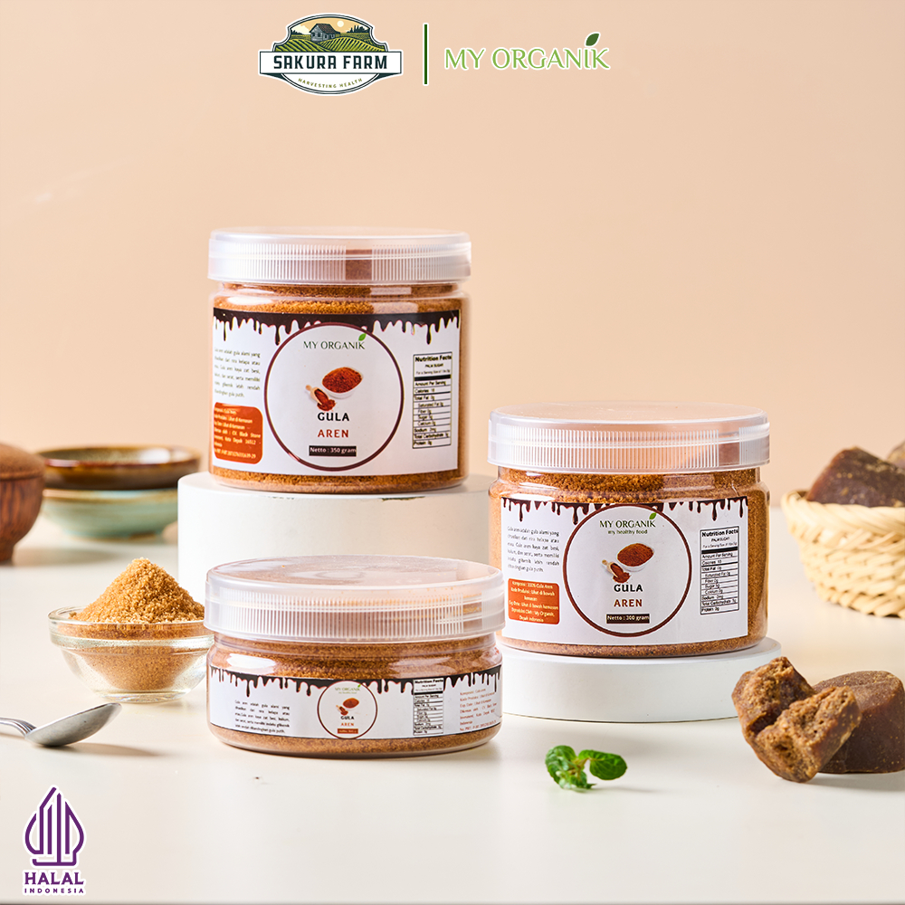 

My Organik Gula Aren Bubuk Organik Premium Pure Palm Sugar Powder