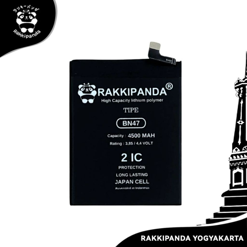 Baterai HP Rakkipanda BN47 REDMI 6 PRO / MI A2 LITE Batre Bergaransi