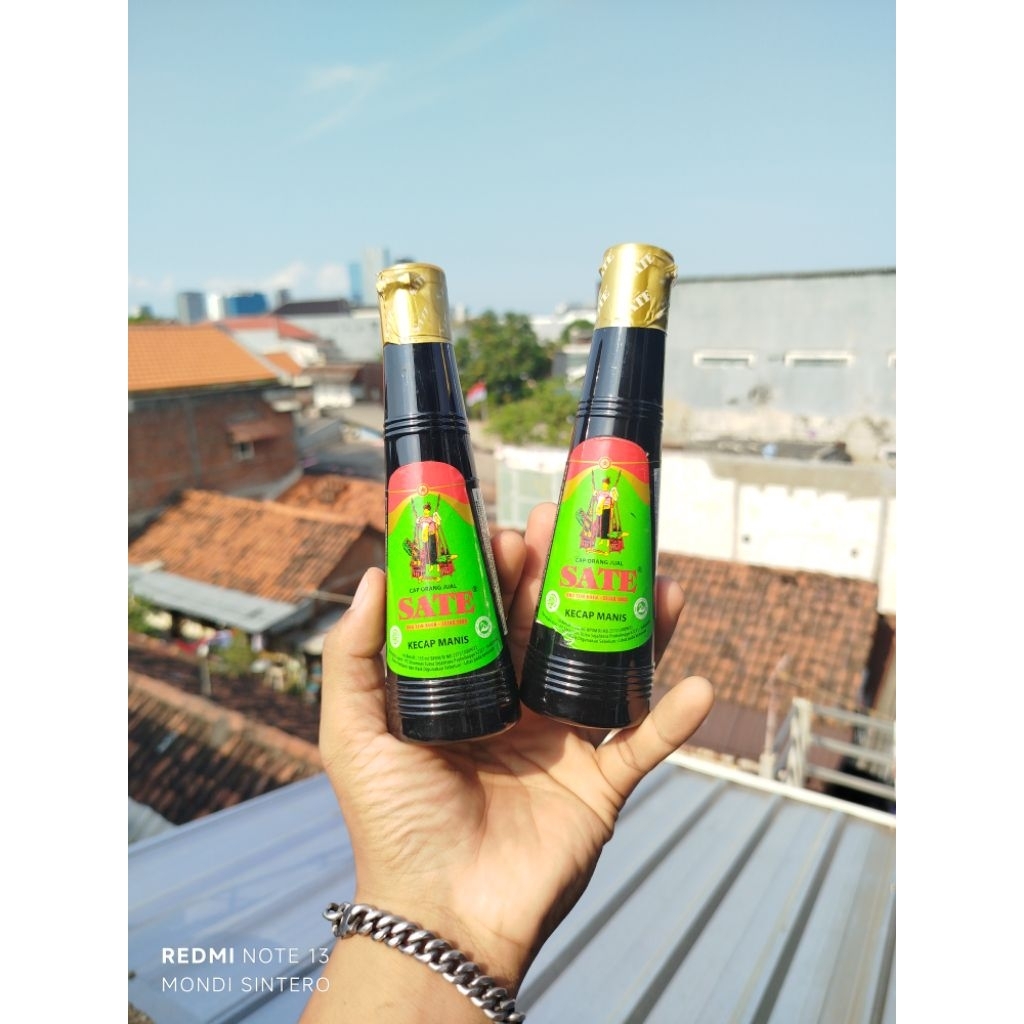 

Kecap Manis cap orang jual Sate 135ml/Kecap manis sate 135ml botol/Kecap manis/Sate botol