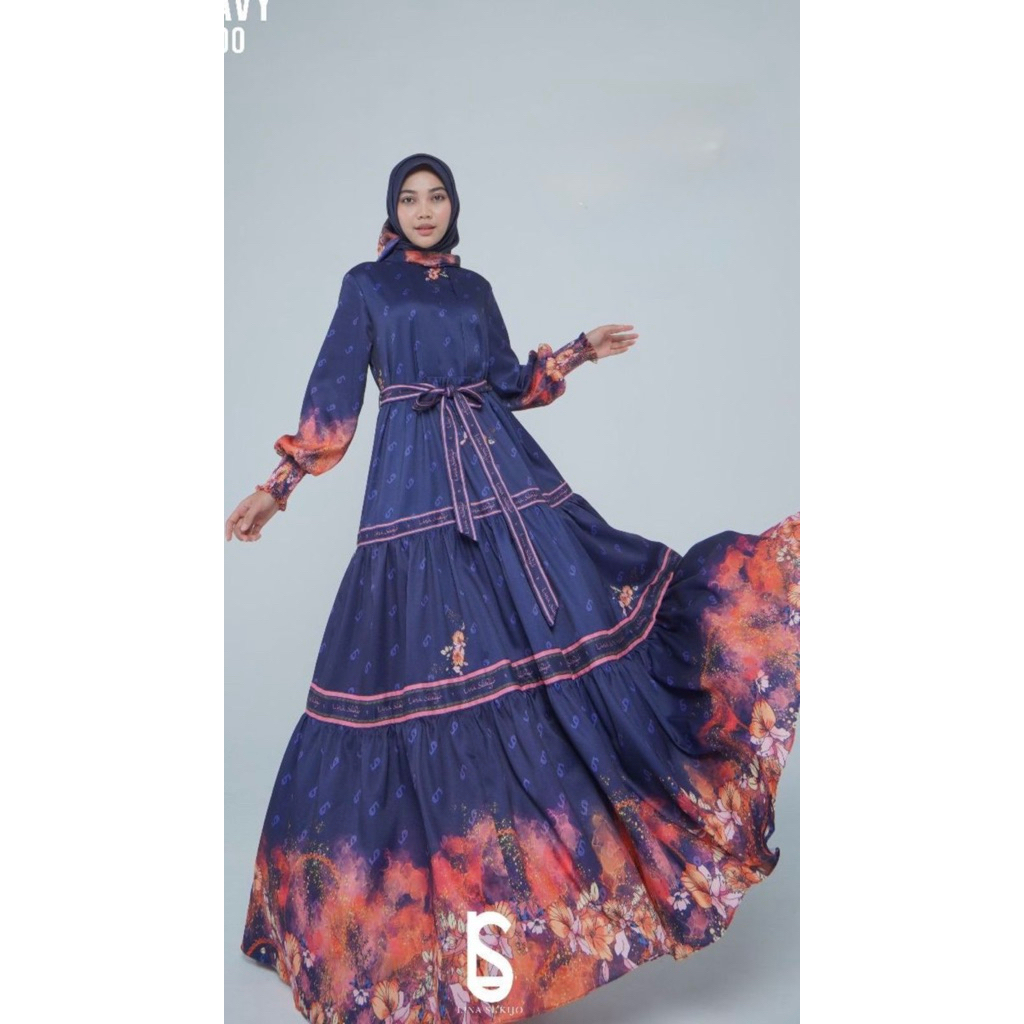 Lina sukijo el.es set dress hijab el.es #eles