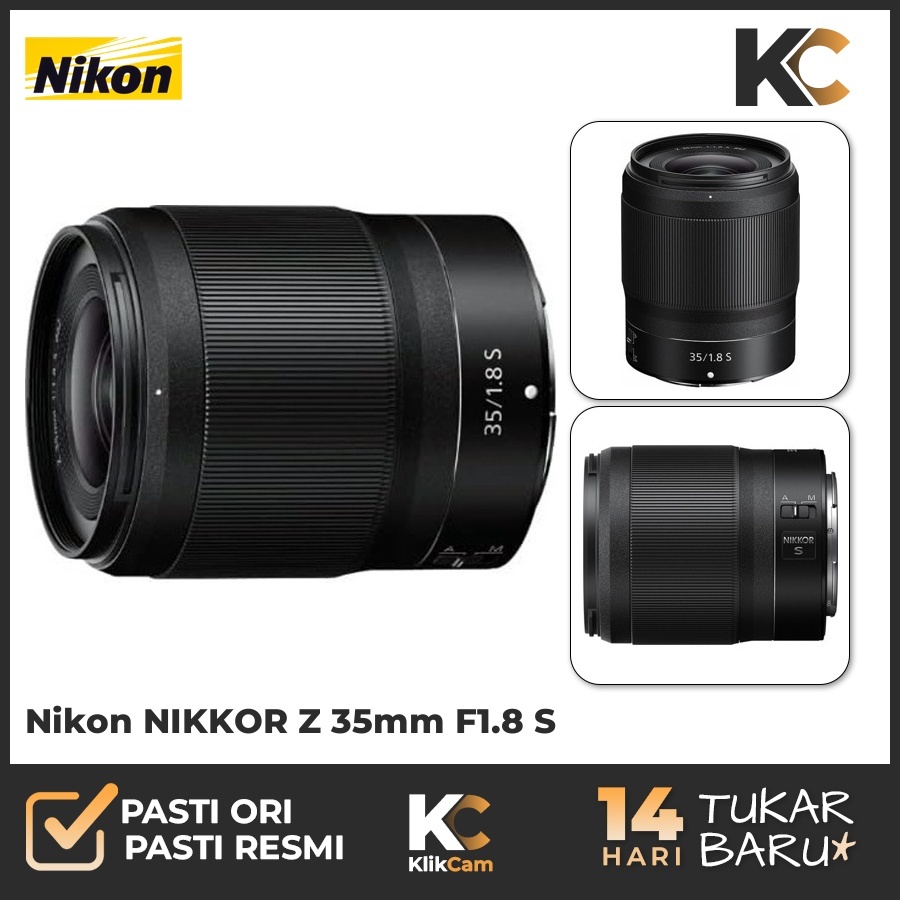 Nikon Z 35mm f1.8 S Nikon Z 35 mm f/1.8 S Garansi Resmi