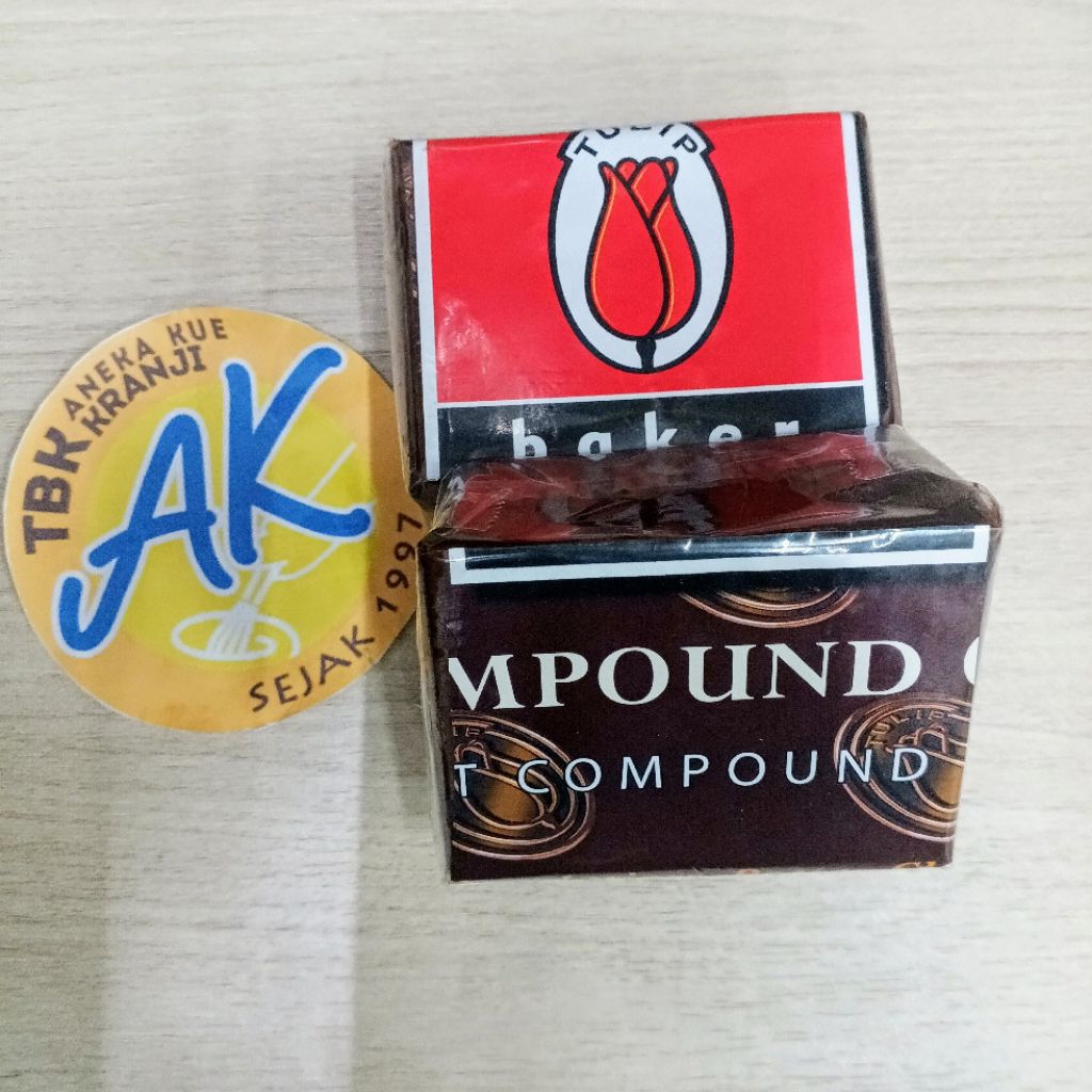 

TULIP Dark Chocolate Tulip coklat compound DCC 250gram