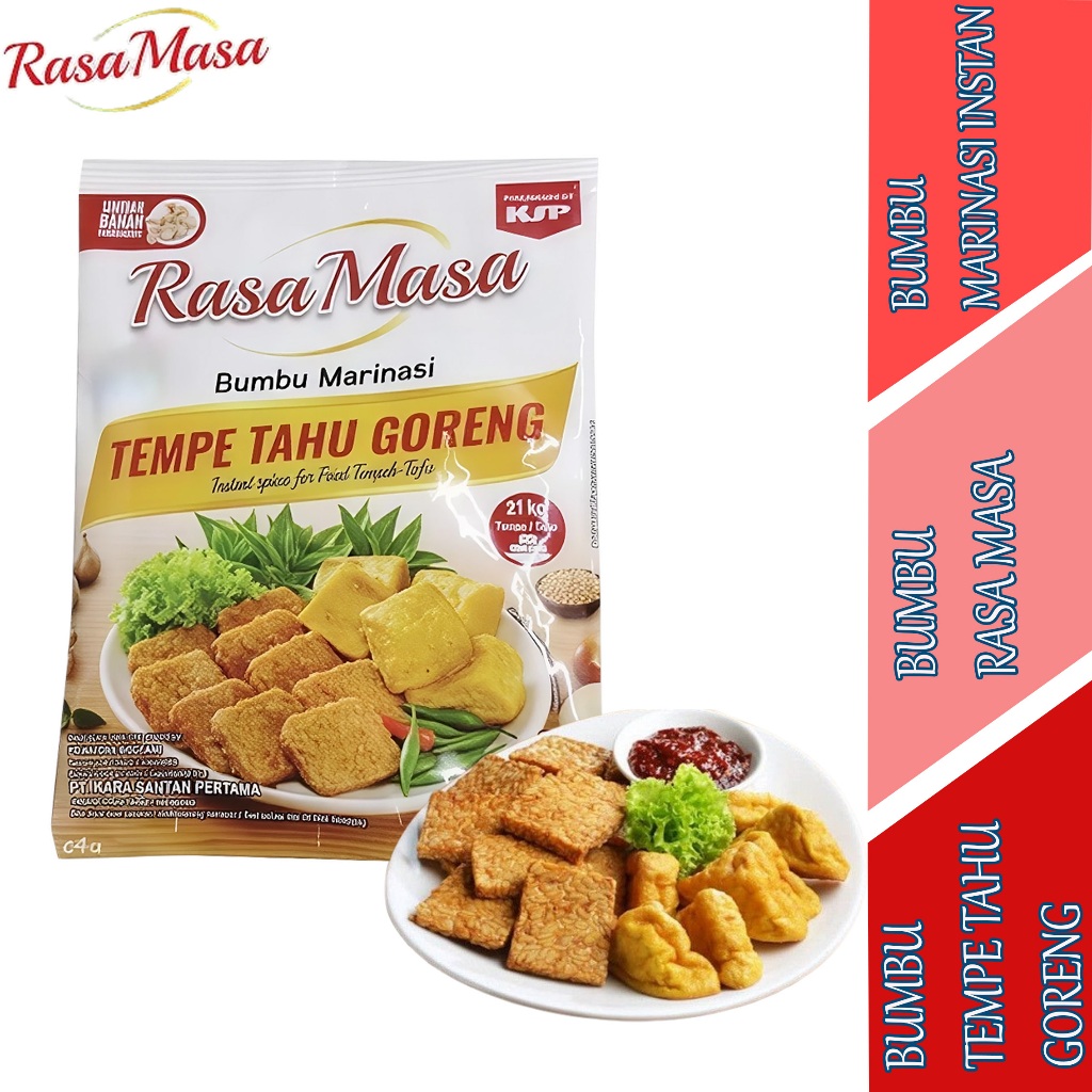 

Bumbu Tempe Tahu Goreng - Rasa Masa - Bumbu Marinasi Instan - 20gr
