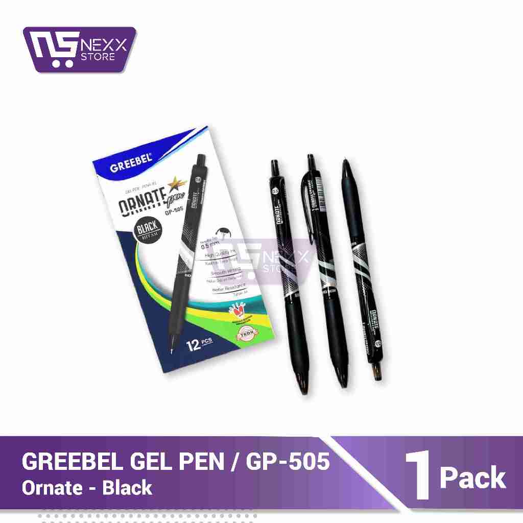 

Greebel Gel Pen / GP505 ORNATE – 1 Pack (12 pcs)