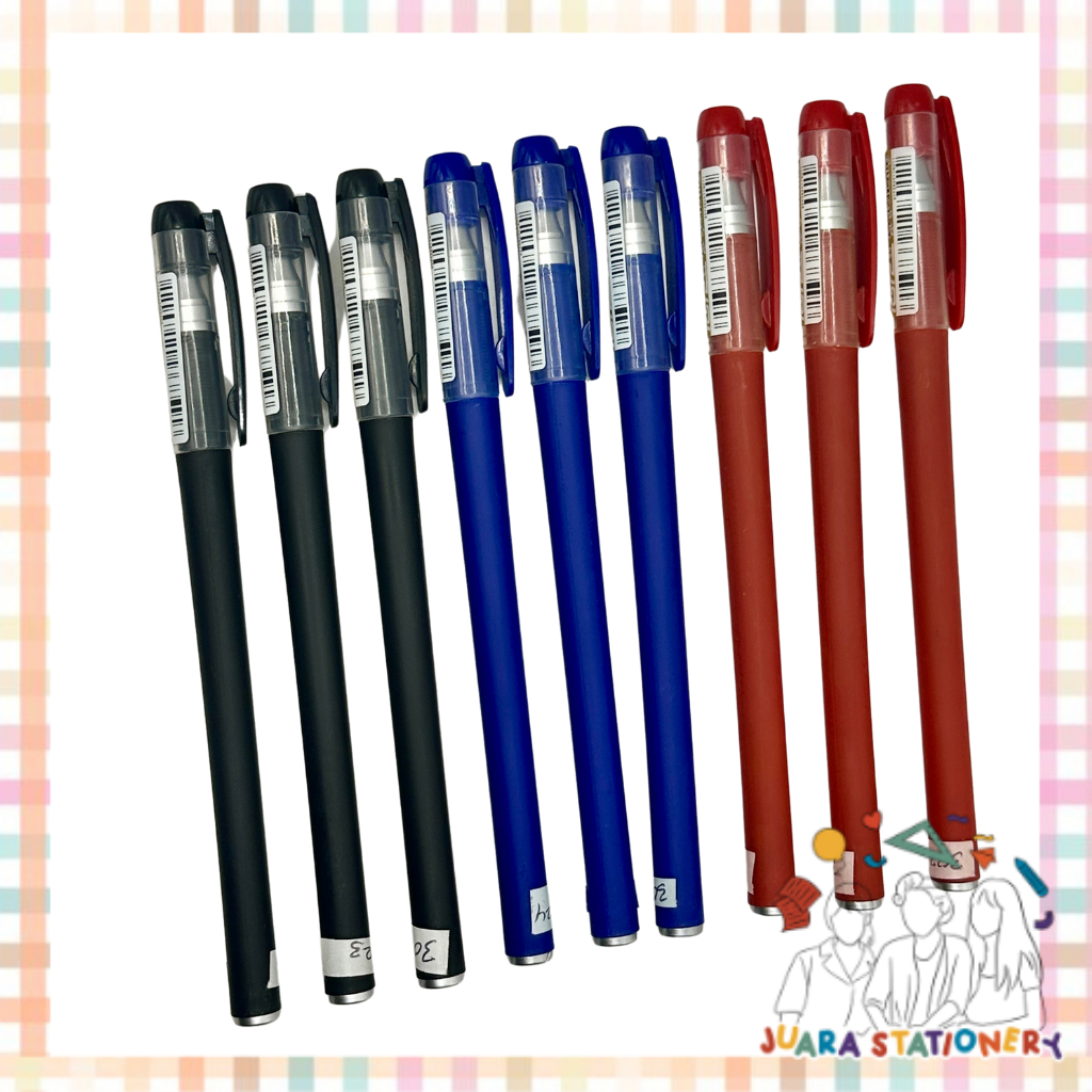 

Pulpen Gel 0.5 mm GP-801 Koala Hitam Biru Merah / Pulpen Estetik Bolpoin Gel