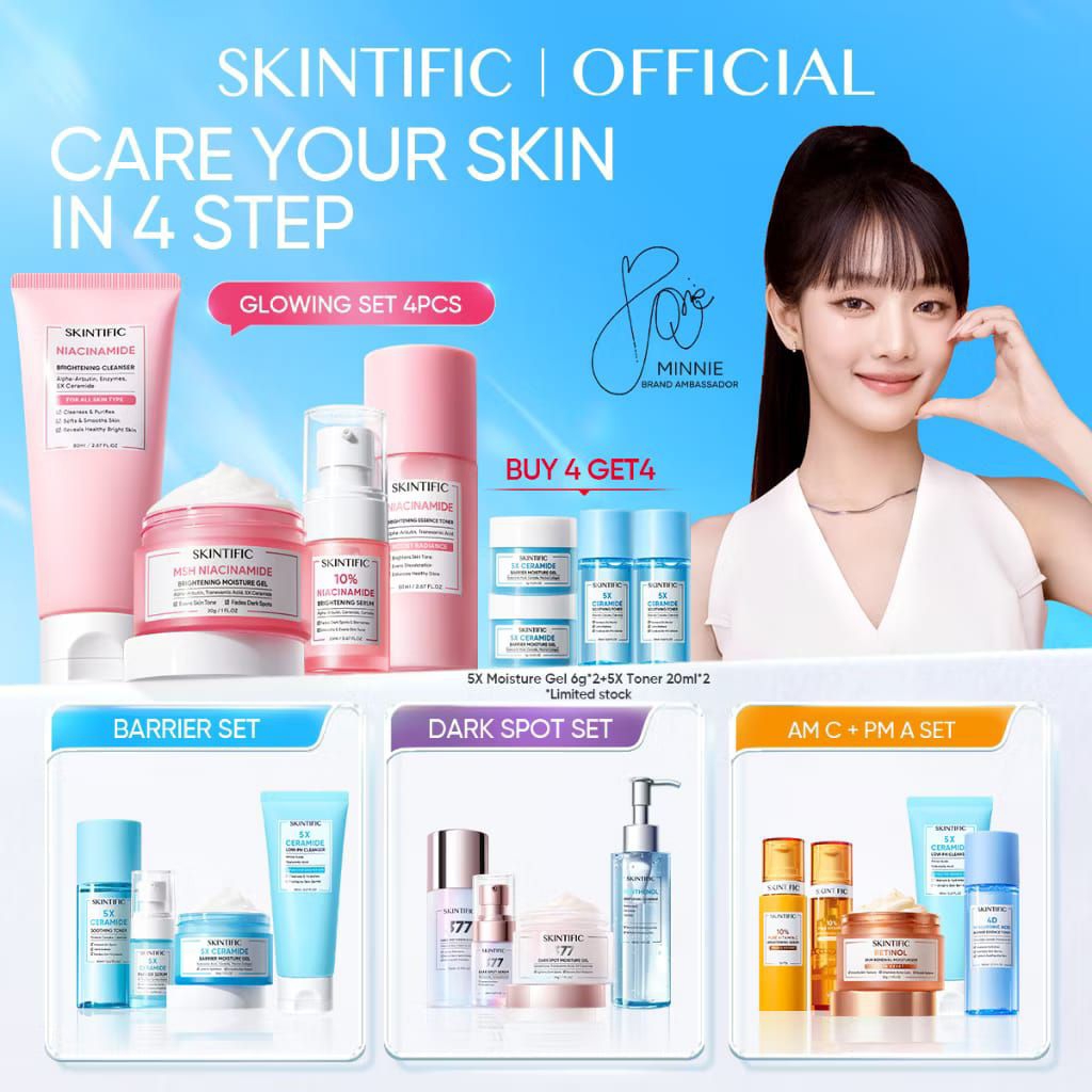 skintific glowing set