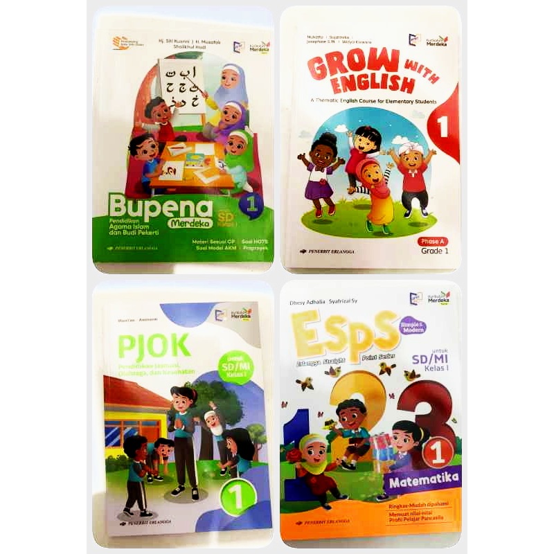 

BUKU PAKET KELAS 1 SD PENERBIT ERLANGGA KURIKULUM MERDEKA
