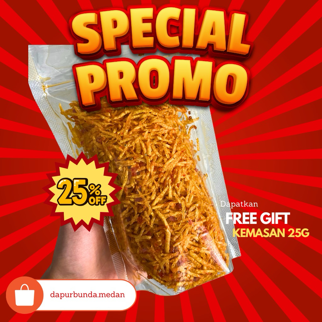 

SPESIAL PROMO | TERI MEDAN 200g | TERI KACANG | TERI KENTANG | ORIGINAL