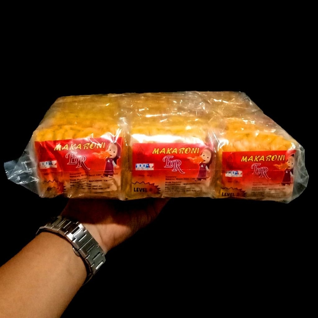 

makaroni ER level pedas isi 24 pcs