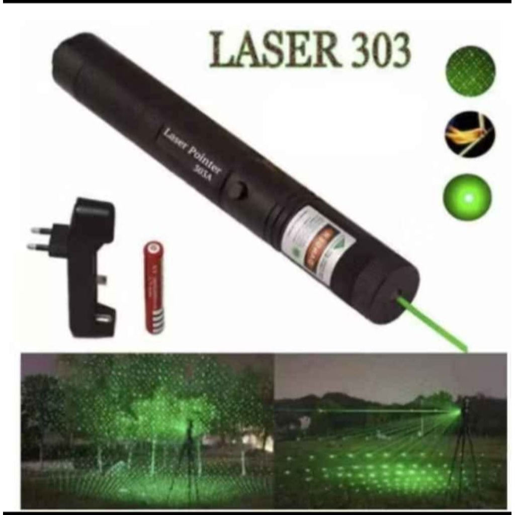 Laser Hijau // Green Laser Pointer // Senter Laser 303