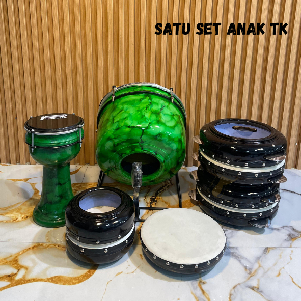 Hadroh 1 Set Lengkap Anak TK Kualitas Super