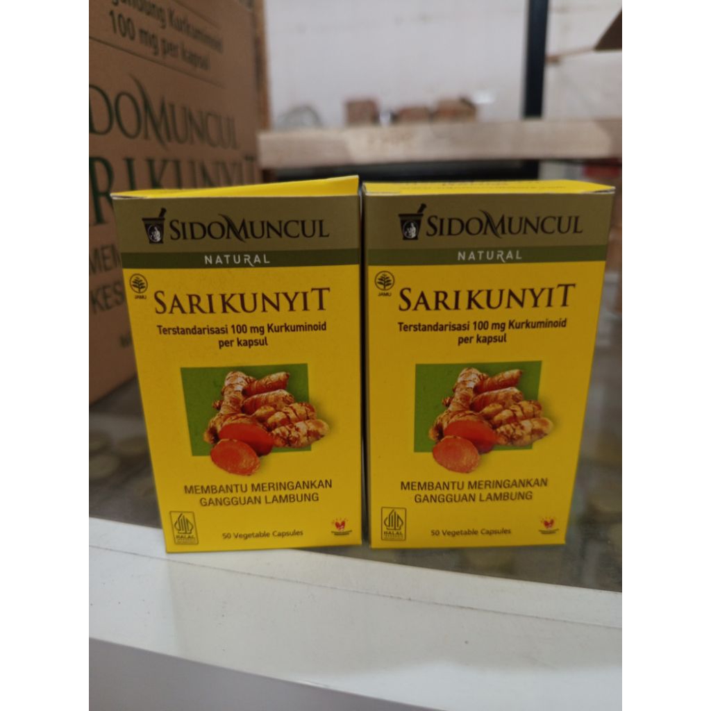 

SARI KUNYIT HERBAL ISI 50 KAPSUL SIDOMUNCUL