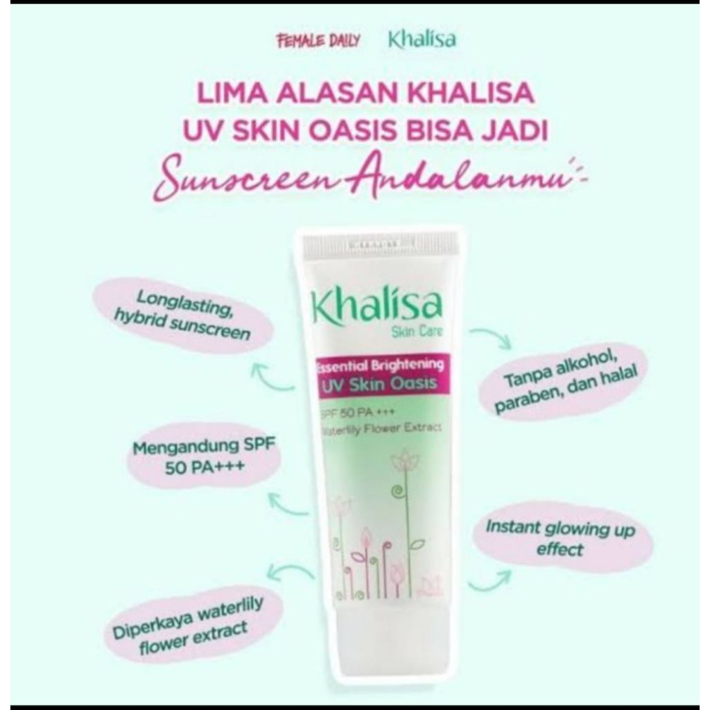 sunscreen khalisa spf 50 pa++
