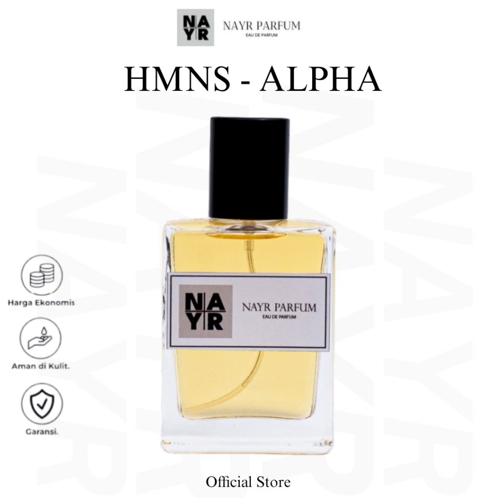 Parfum Pria HMNS ALPHA Tahan Lama 50ml – EDP Inspired HMNS ALPHA | Nayr Parfum