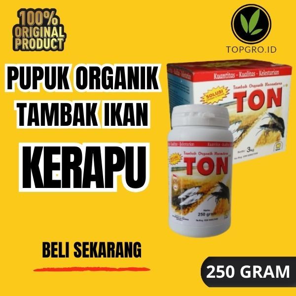 Pupuk Tambak Organik Nusantara Ikan Kerapu / Vitamin / Kerapu Piscus / Air Tawar / Kerapu Bumblebee