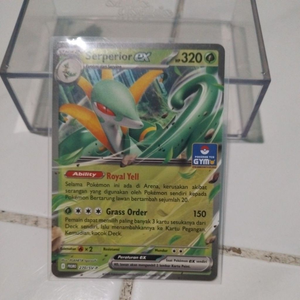 pokemon tcg serperior ex gym promo