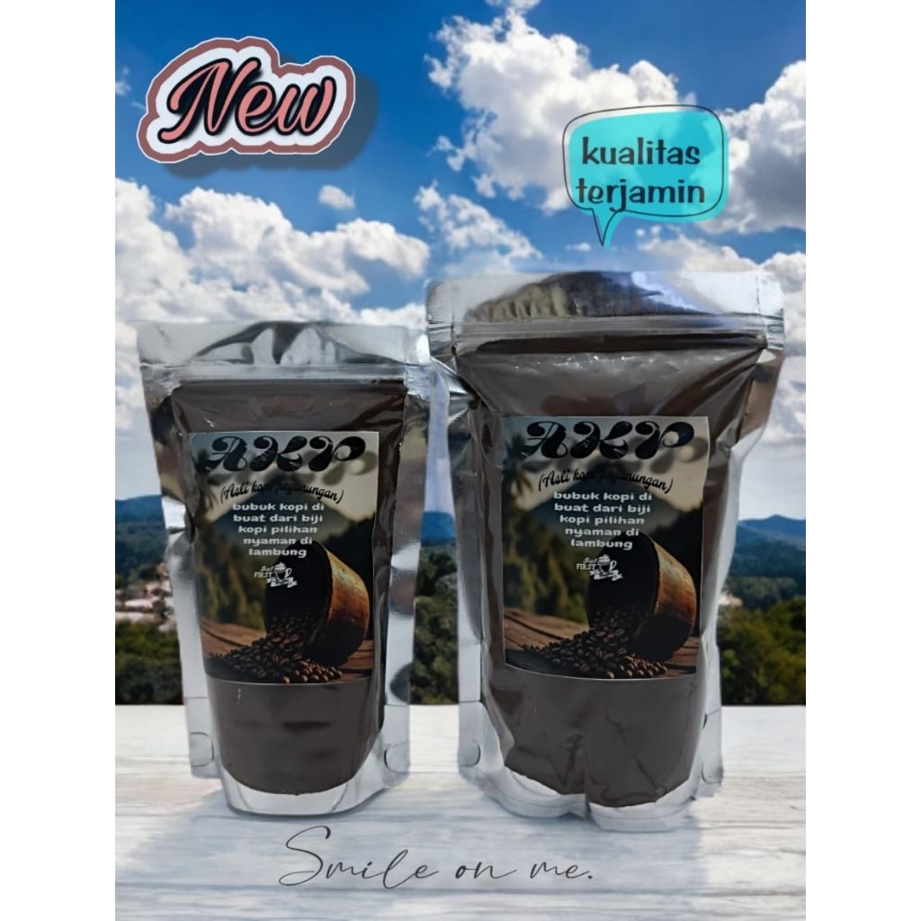 

kopi hitam bubuk AKP dari biji kopi asli dari pegunungan
