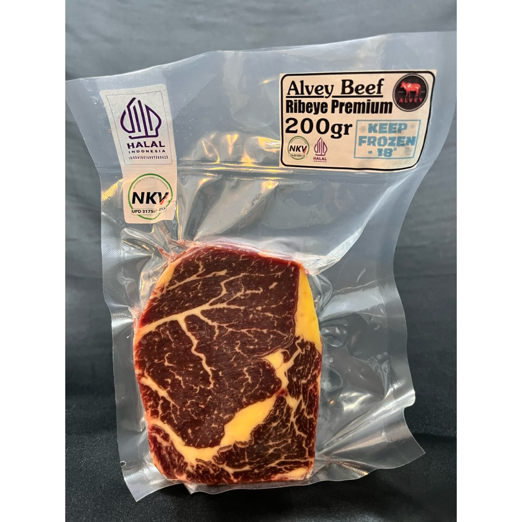 

Rib Eye Steak Black Angus Halal 100% – Daging Sapi Premium Vacuum Pack
