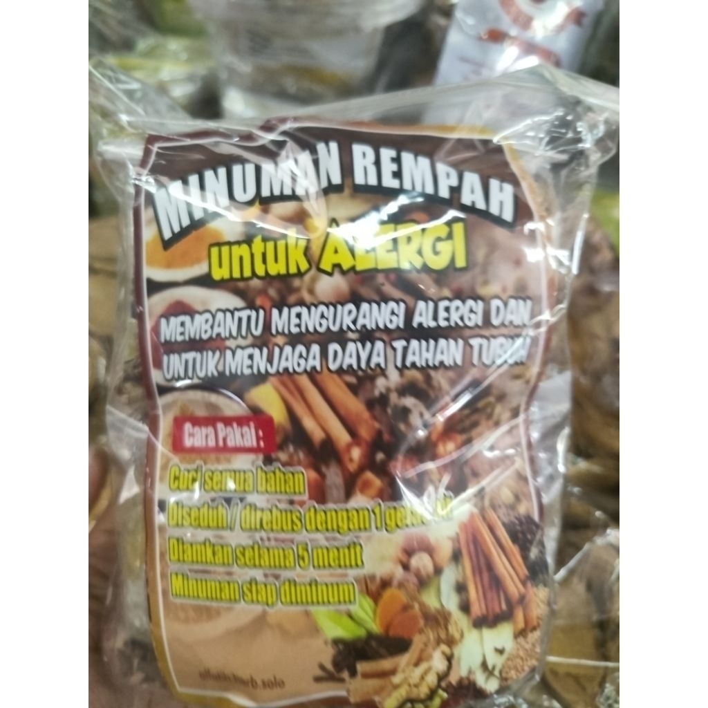 

wedang rempah untuk alergi