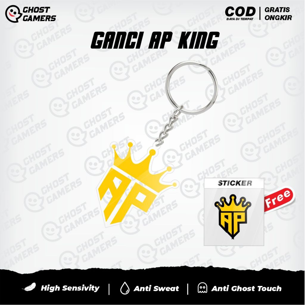 Gantungan Kunci Aklirik AP KING Andra GZ Ganci Aesthetic Premium