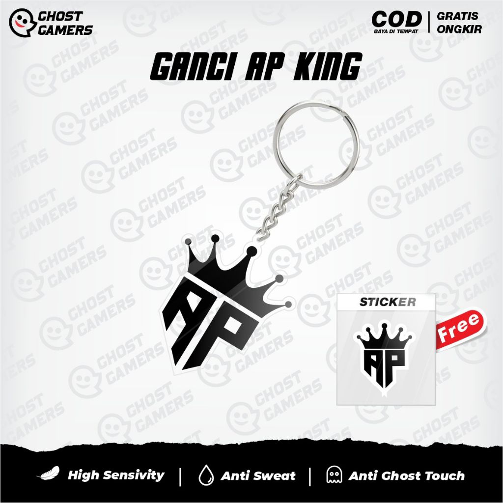 Gantungan Kunci Aklirik AP KING Andra GZ Ganci Aesthetic Premium