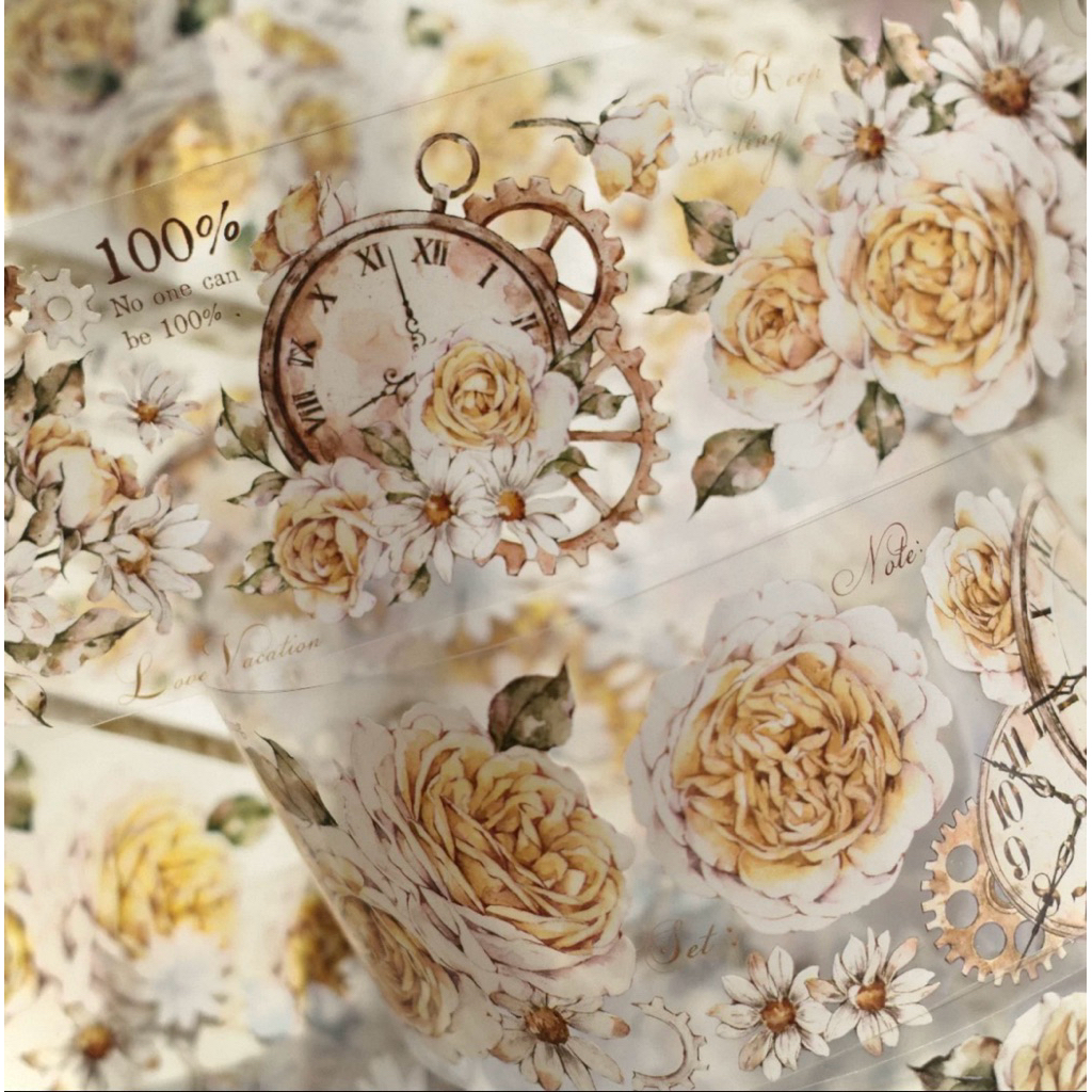 

Yi Er Timeless Yellow Roses PET Tape