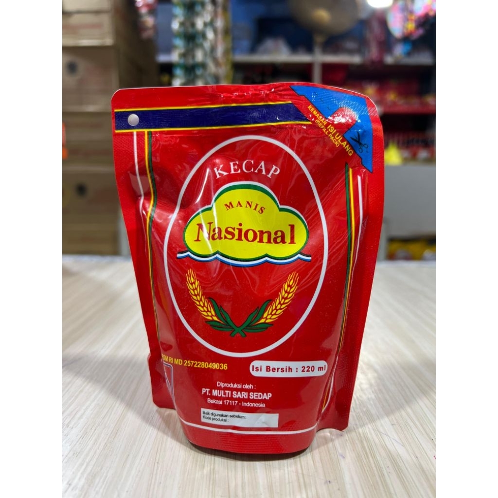 

Kecap Manis Nasional Refill 220 ml / 700 gram