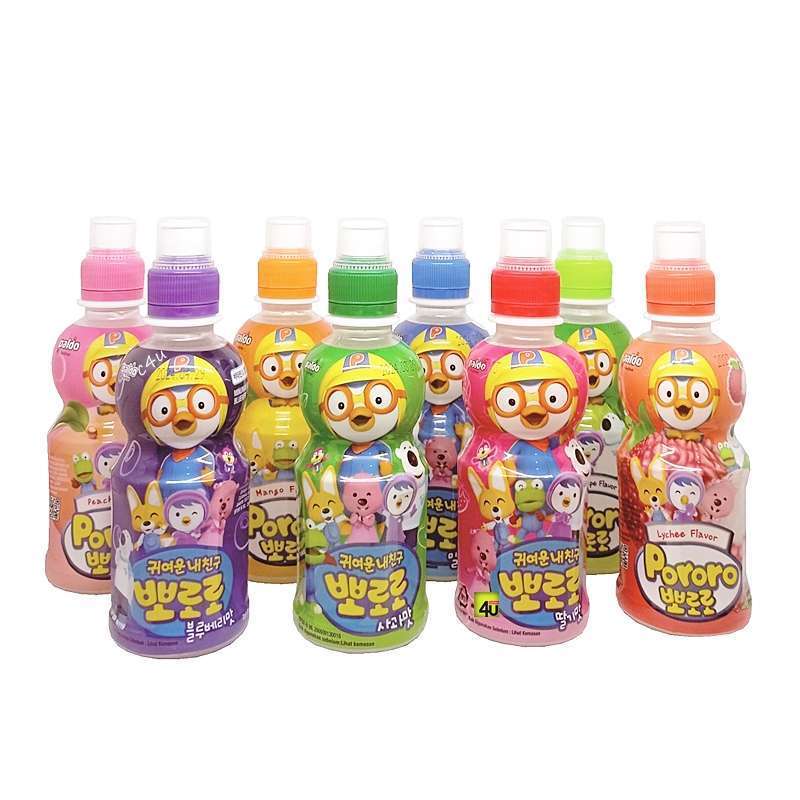 

Paldo Pororo Drink Minuman Perisa Susu dan Buah 235 ml Botol