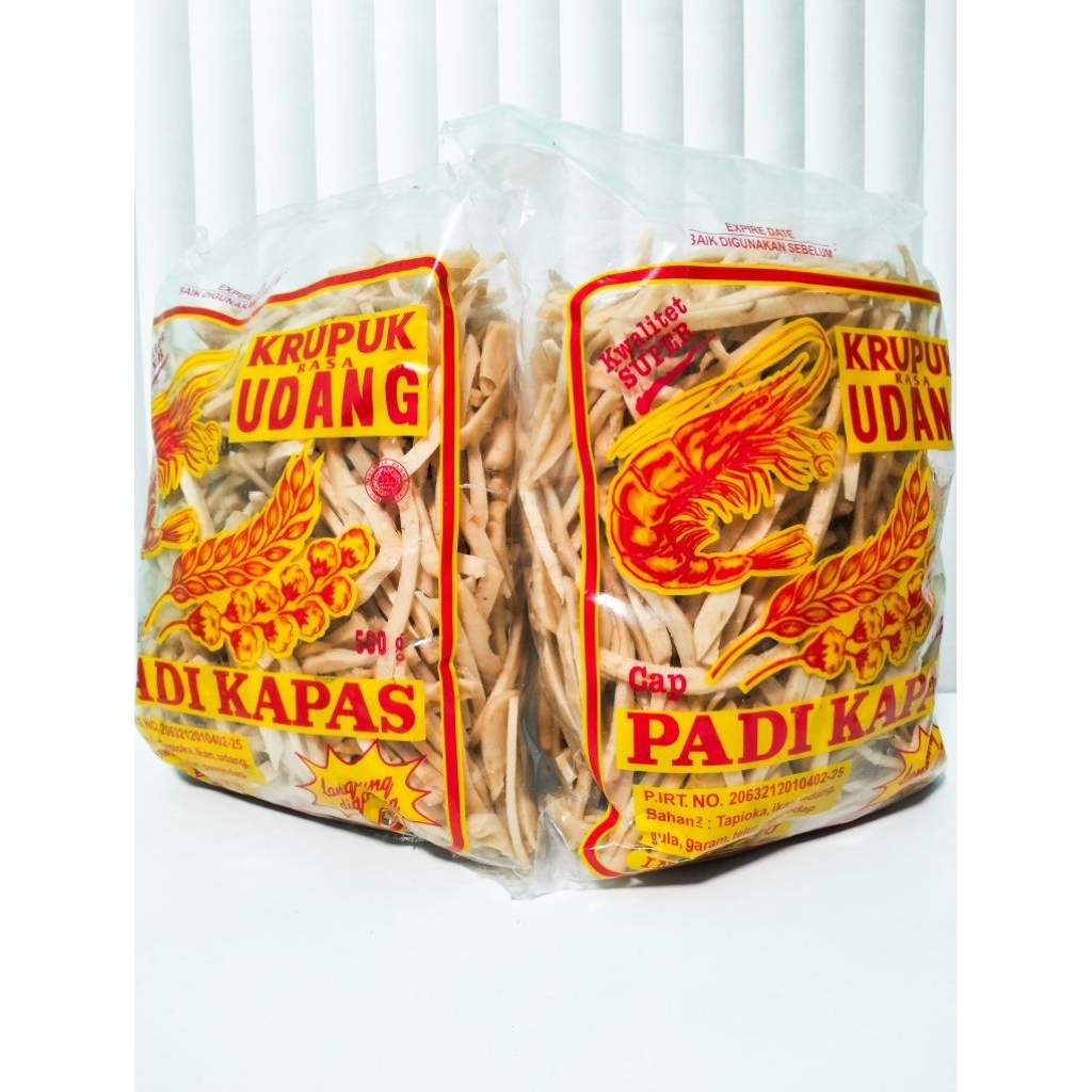 

Kerupuk Udang Stik Sirihan (Cap Padi Kapas)