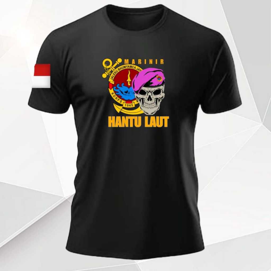 KAOS MARINIR HANTU LAUT//TSHIRT NEW