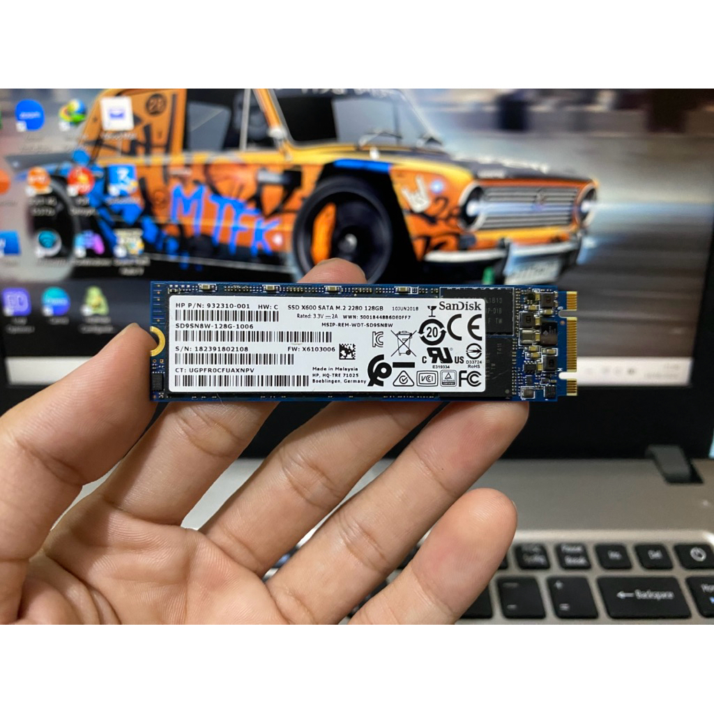 SSD M.2 SATA SanDisk 128 GB