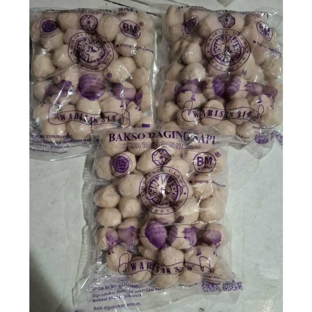 

bakso daging sapi warisan bms 600gr