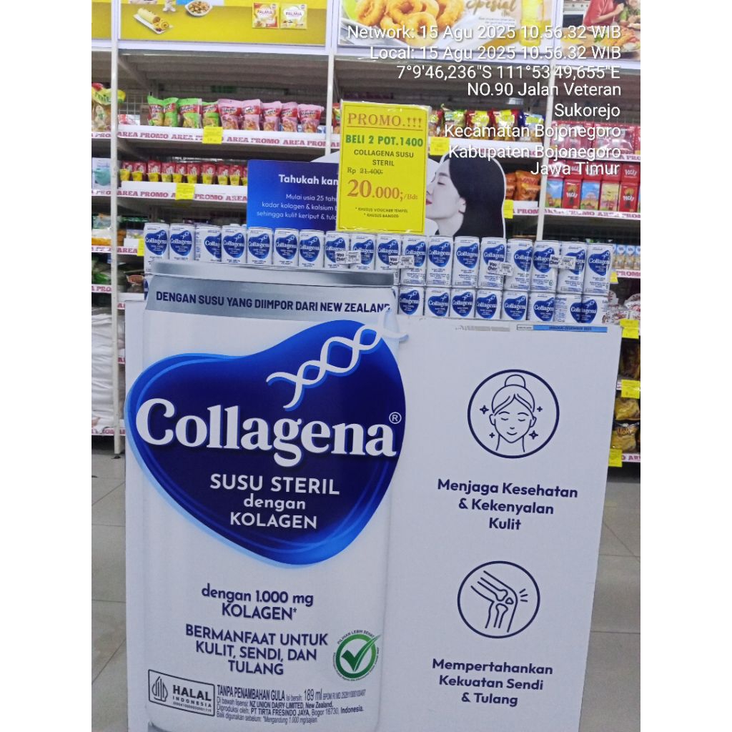 

susu steril Collagena 189ml x 12pcs