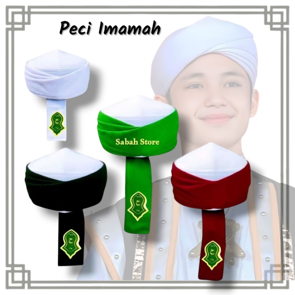 Peci Imamah Permanen Peci Imamah Anak Dan Dewasa Peci Sorban Imamah Permanen Imamah tinggal Pakai