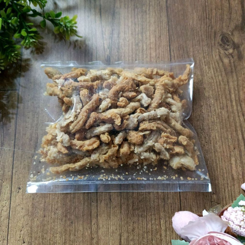 

Keripik Usus Ayam Crispy Original Gurih Renyah Enak 150gr