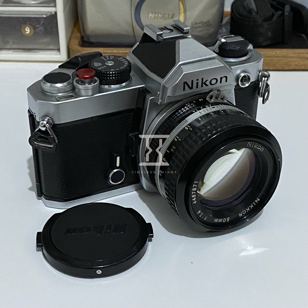 nikon fm 50mm f1.4 kamera camera film analog
