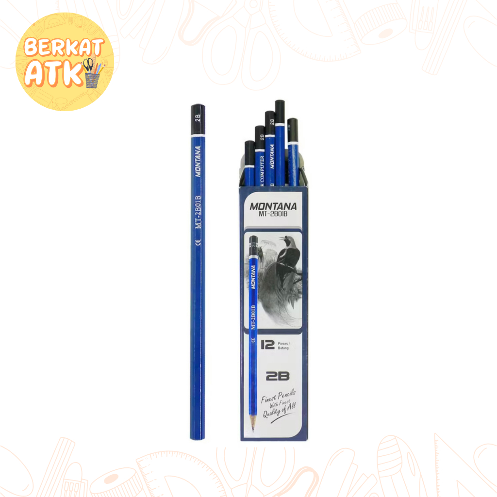 

Pensil 2B Biru Lulus Uji Komputer / Pensil 2B Montana