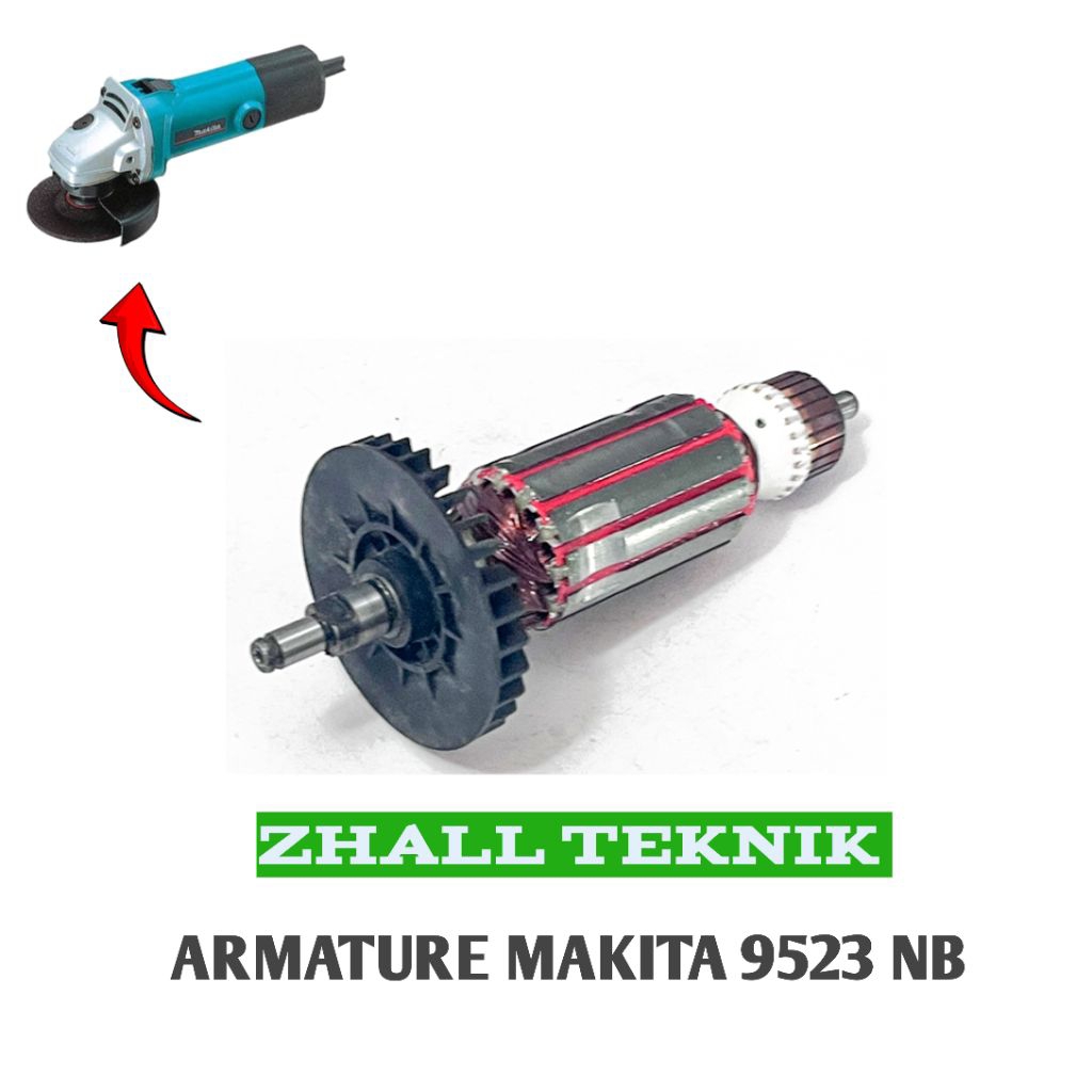 Armature untuk mesin Gerinda makita 9523 B Angker Gerinda
