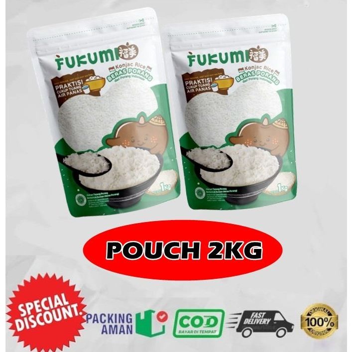 

Beras Porang Fukumi Pouch 2 Kg [ HALAL ]