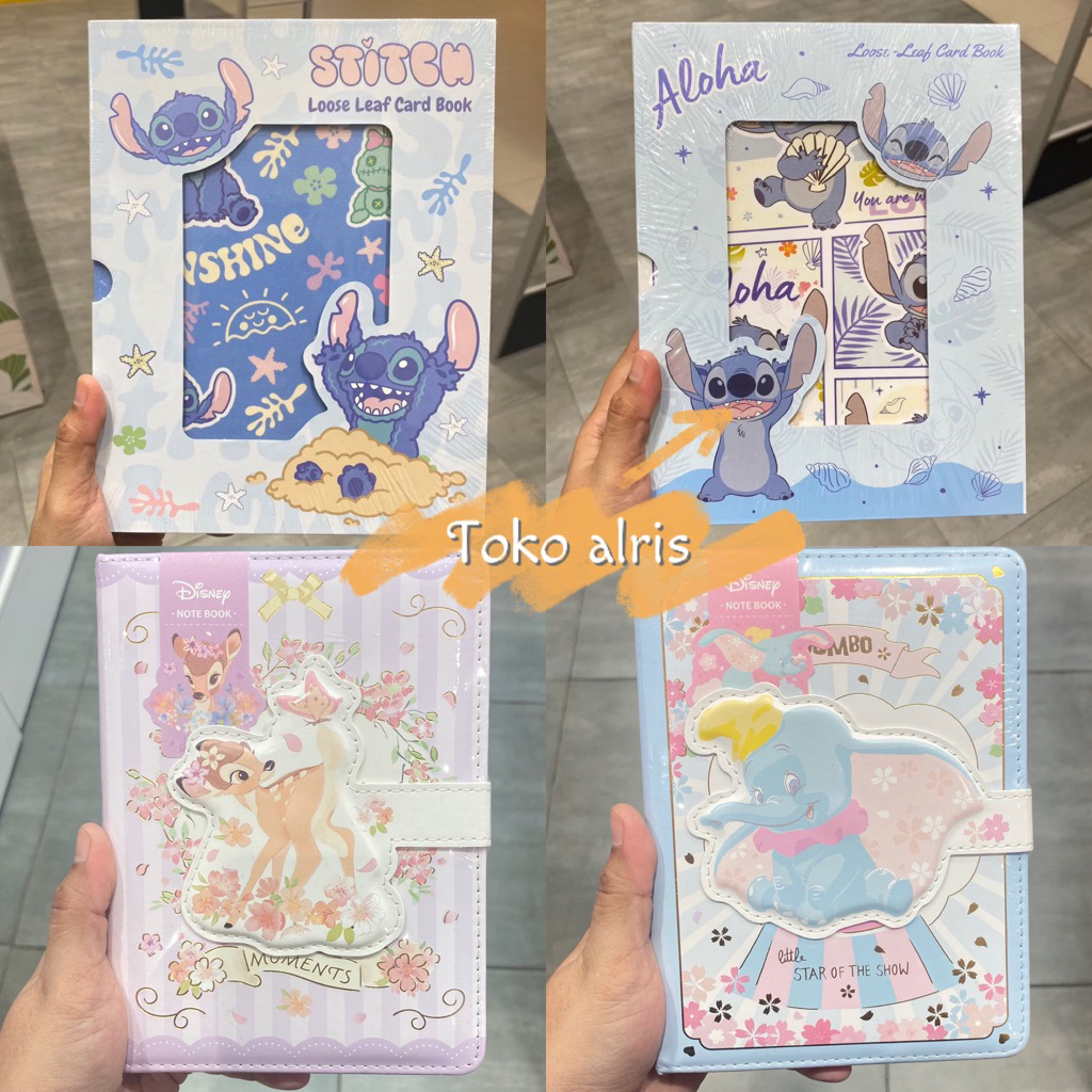 

NOTEBOOK OH!SOME EDISI DISNEY LOTSO - STITCH - WINNIE THE POOH / CARD BOOK STITCH / BUKU SERBA DISNEY