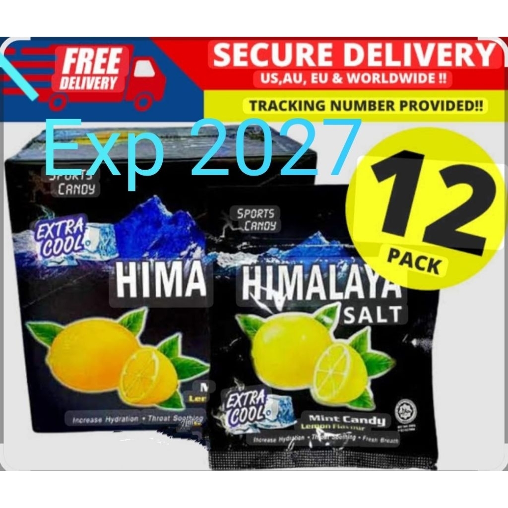 

Himalaya salt mint candy lemon flavour /1 box isi 12pack