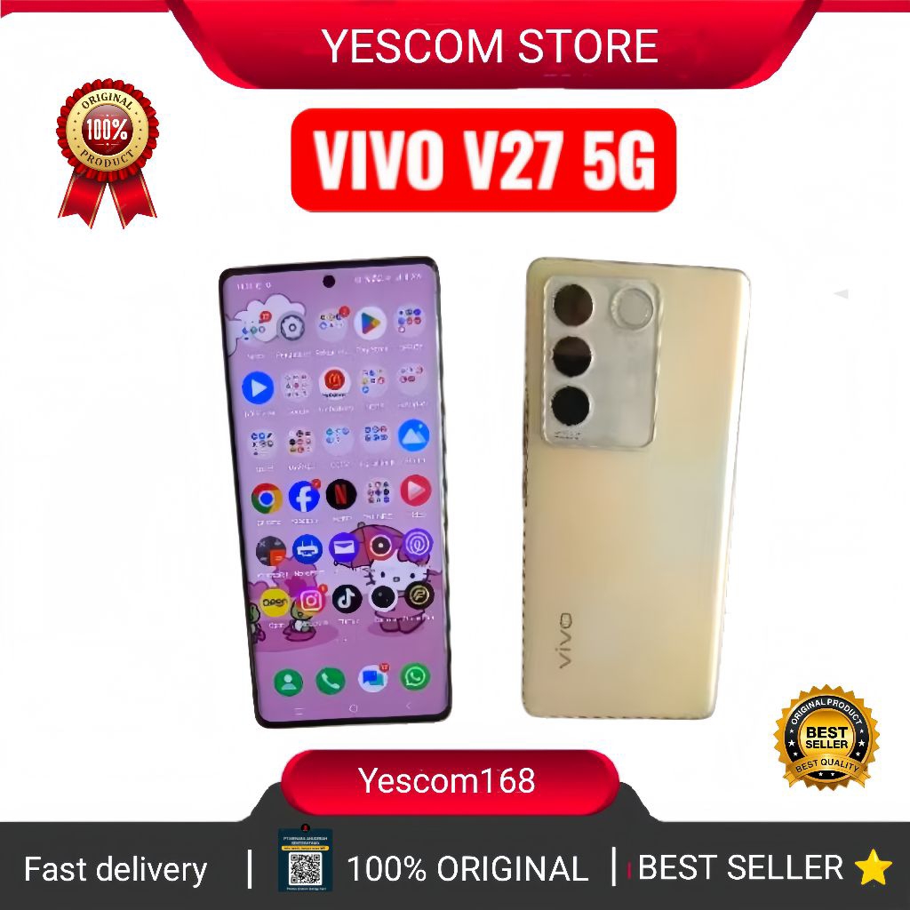HP VIVO V27 5G  RAM 8GB / 256 GB PERFECT