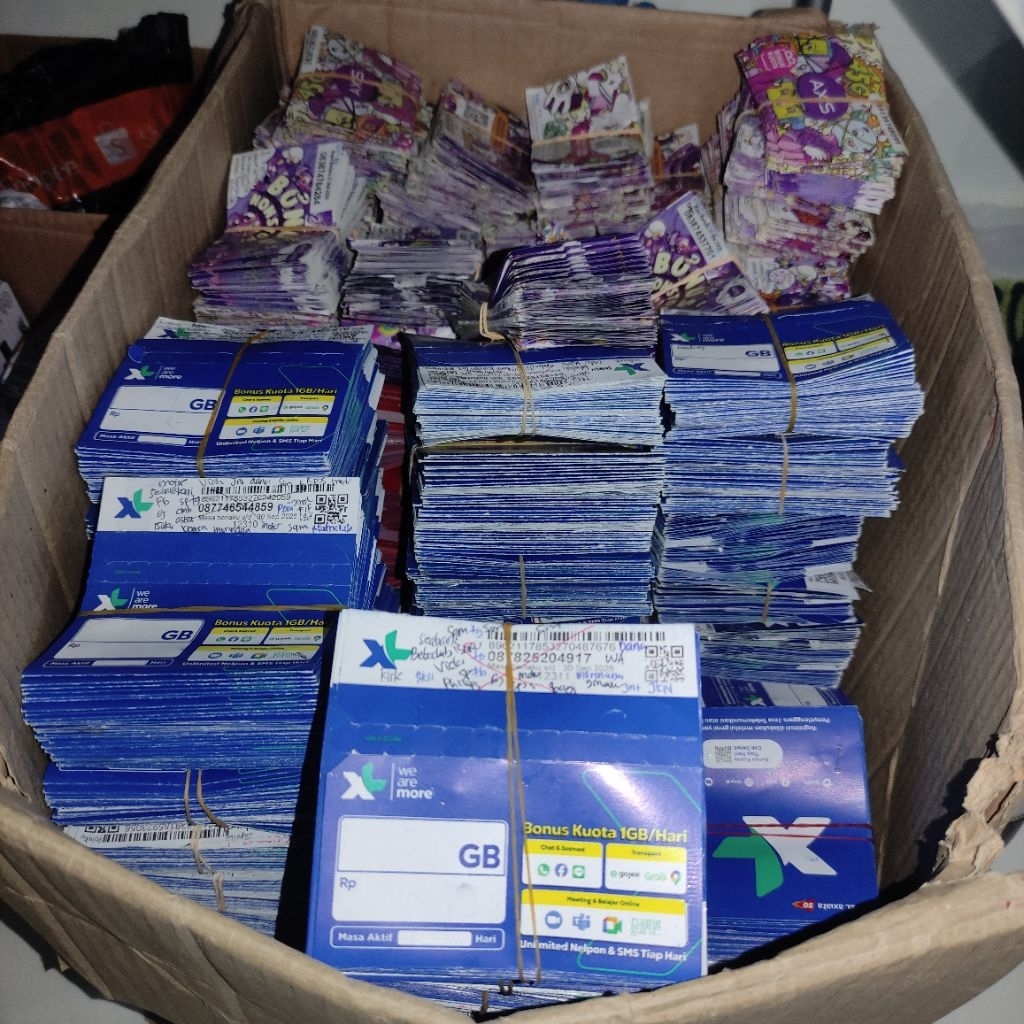 Cover Kartu Bekas Tanpa Simcard