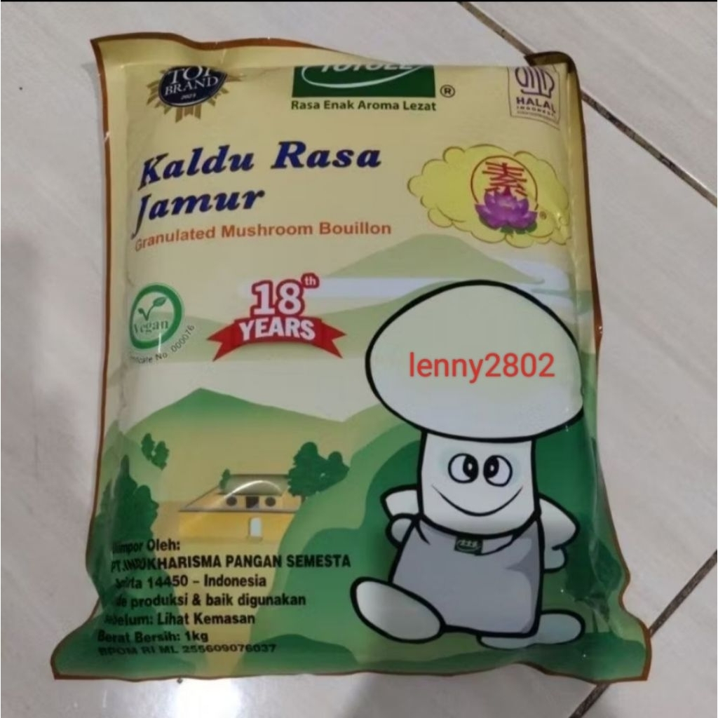 

Totole Kaldu Jamur 1kg 1000gr (Vegan Food) Totole 1000g mokucin mokocin kaldu jamur
