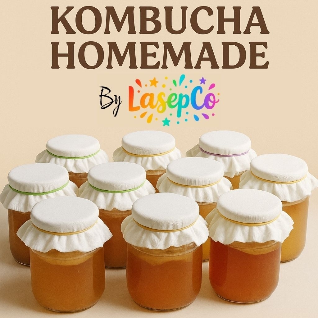 

Black Tea - Kombucha by LasepCo 200 ml | Teh Hitam Fermentasi | Minuman Sehat Probiotik