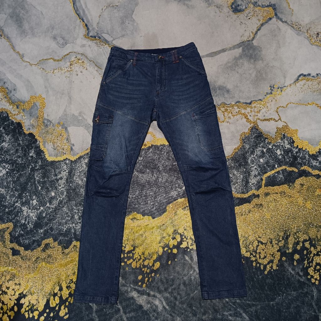 Celana Jeans Bikers Cargo Denim Fieldcore