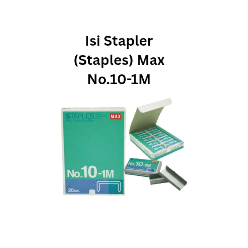 

Isi Staples MAX no.10-1M - Pack isi 20 Kotak Kecil